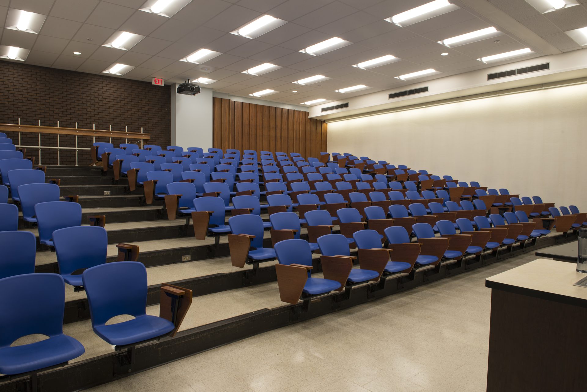 University lecture hall seating