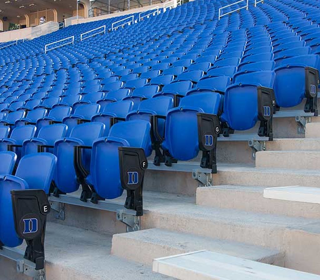 Stadium seating installation