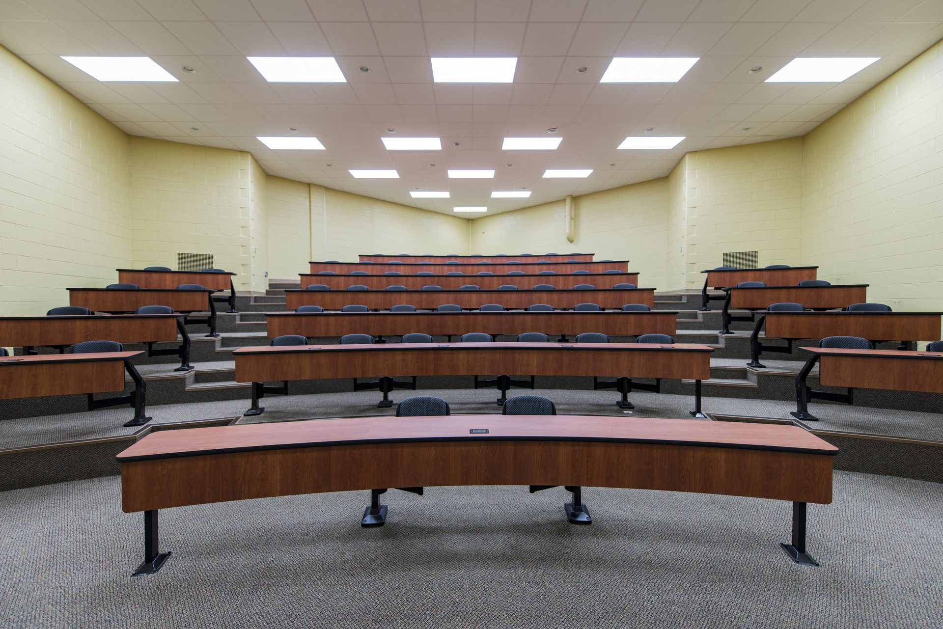 Bay College lecture room seating install