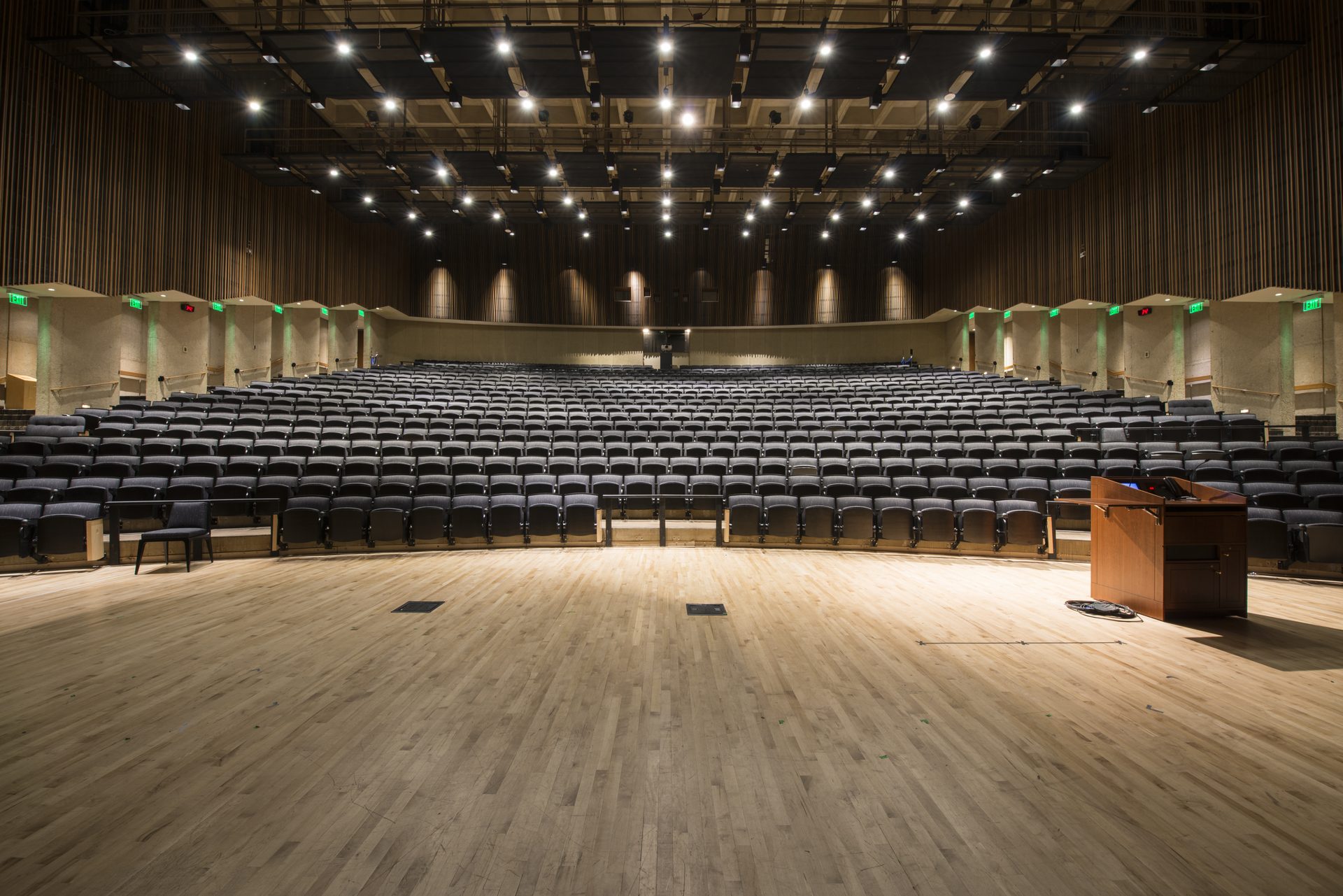 Johns Hopkins Turner auditorium seating
