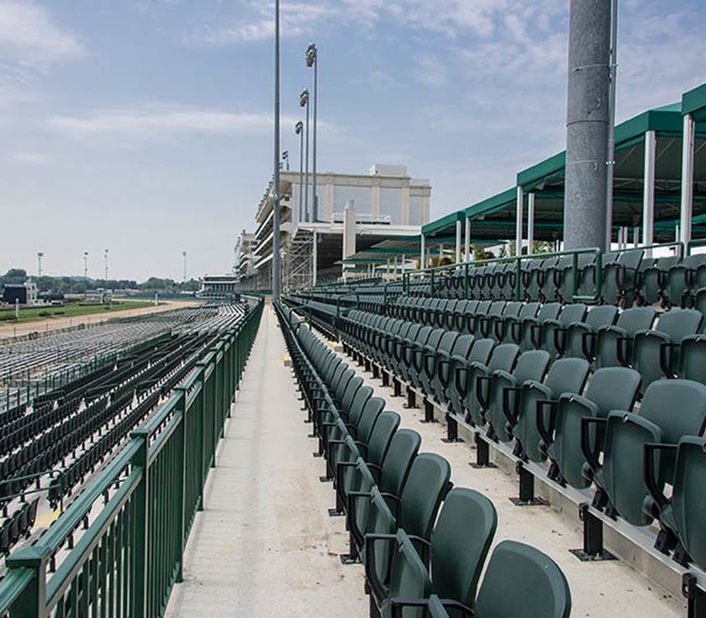 Churchill Downs grandstand seating