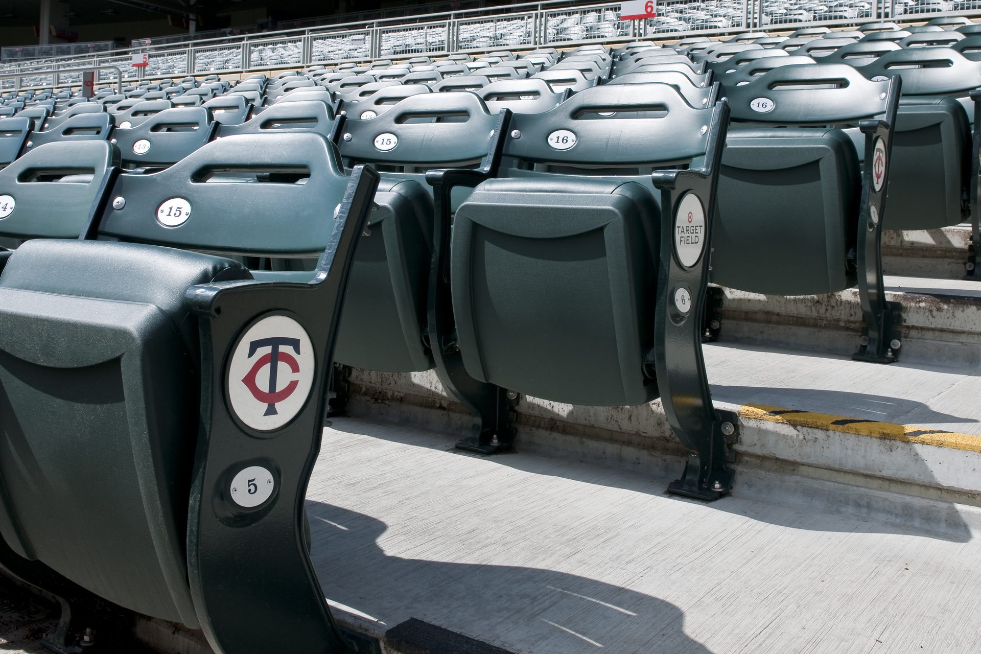 Target Field wide seating view